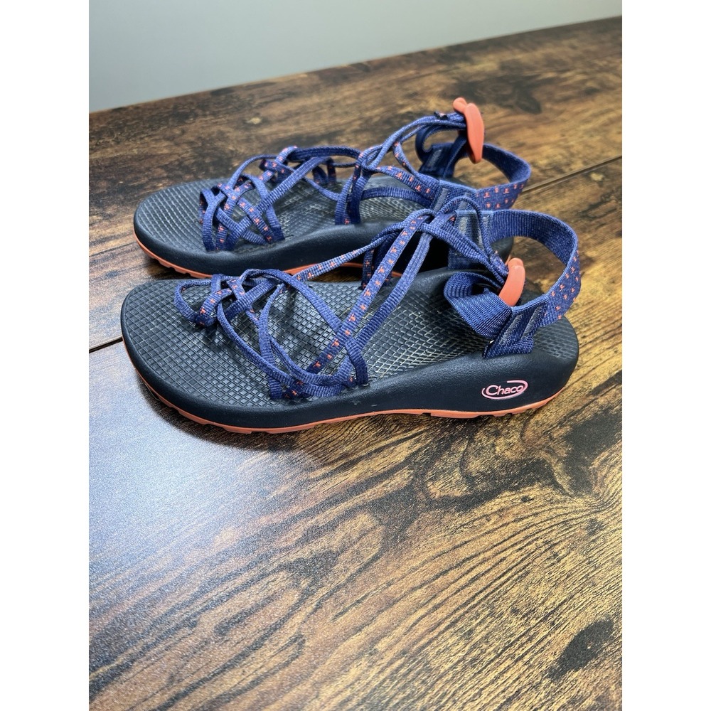Chaco Women 8 ZX2 Classic Trail Sandal Motif Blue Orange J106126